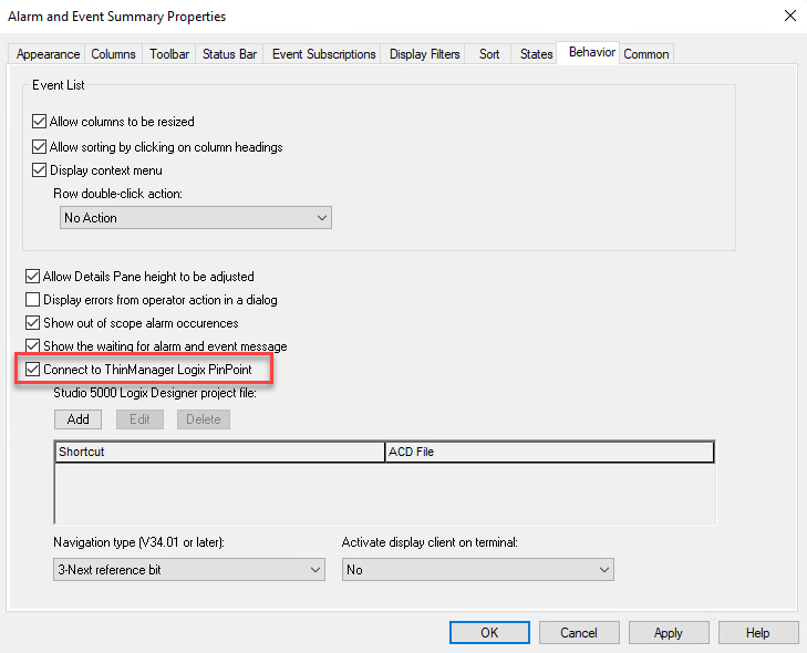 Using ThinManager Logix PinPoint With FactoryTalk View SE